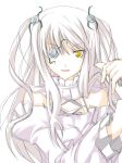  00s eyepatch kirakishou lolita_fashion ribi rozen_maiden shiro_lolita white_hair yellow_eyes 