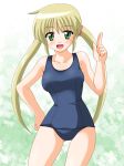  hayate_no_gotoku! ken_(haresaku) one-piece_swimsuit sanzen&#039;in_nagi school_swimsuit swimsuit twintails 