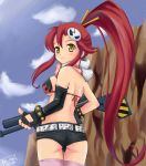  bikini bikini_top pink_legwear swimsuit tengen_toppa_gurren_lagann thigh-highs tomusooya yoko_littner 