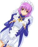  maid purple_hair shakugan_no_shana skirt skirt_lift violet_eyes wilhelmina_carmel 