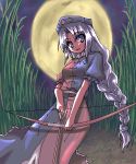  akiyasu bow_(weapon) female moon touhou touhuya weapon yagokoro_eirin 