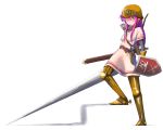  1girl armor armored_dress fantasy more original solo sword weapon 