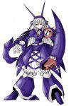  00s 1girl baund_doc belt cross dress flower frills full_body gundam hairband inverted_cross long_hair looking_at_viewer mecha mecha_musume red_eyes rose rozen_maiden silver_hair solo standing suigintou zeta_gundam 