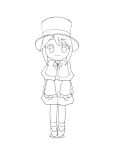  animated animated_gif chibi dancing fushigiboshi_no_futago_hime hat lowres monochrome parody rozen_maiden souseiseki top_hat 