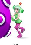  1girl boots cosplay gloves green_hair katamari katamari_damacy pink_boots ryu_(ryu&#039;s_former_site) solo the_prince the_prince_(cosplay) thigh-highs 