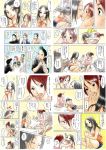  2girls comic highres kiss multiple_girls partially_translated translation_request tsundere yuri 