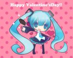  blue_eyes blue_hair chibi chocolate hatsune_miku puti_devil thighhighs twintails valentine vocaloid 