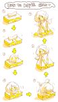  gyuunyuu highres monochrome personification ranguage tissue yellow 