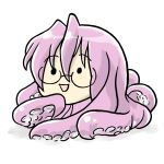  lucky_star megurine_luka no_humans octopus okinu_mk2 parody pink_hair takara_miyuki takoluka vocaloid 