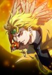  dio_brando earrings highres jewelry jojo&#039;s_bizarre_adventure jojo_no_kimyou_na_bouken male pet_shop red_eyes tetsukuzu_tetsuko 