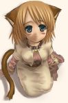  animal_ears asanagi blonde_hair blue_eyes blush cat_ears collar ragnarok_online tail 