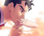  face hands jewelry jojo&#039;s_bizarre_adventure jojo_no_kimyou_na_bouken kira_yoshikage kiss ring smile tetsukuzu_tetsuko 