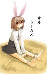  animal_ears barefoot feet jirou_(chekoro) original rabbit_ears soles toes 