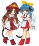  animal_ears arc_system_works cat_ears cat_tail chibi dizzy guilty_gear may_(guilty_gear) pirate tail 