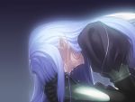  1girl blue_hair caster crying elf fate/hollow_ataraxia fate/stay_night fate_(series) game_cg long_hair pointy_ears solo takeuchi_takashi tears 