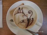  80s coffee food latte_art photo studio_ghibli tonari_no_totoro totoro 