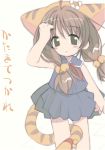  animal_ears cat_ears cat_tail child di_gi_charat pleated_skirt puchiko school_uniform serafuku skirt tail 