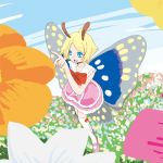  antennae butterfly crossdressinging fairy katou_kouki mary_janes pink_shoes shimon shimotsuma shoes wings 