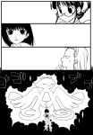  4girls a1 akizuki_ritsuko comic cute_&amp;_girly_(idolmaster) greyscale hagiwara_yukiho idolmaster kikuchi_makoto minase_iori monochrome multiple_girls silent_comic 