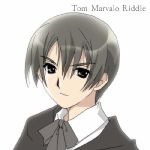  1boy character_name green_eyes harry_potter koge_donbo male_focus solo tom_marvolo_riddle tom_riddle typo 