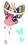  antennae butterfly crossdressinging fairy legs pink shimon shimotsuma thigh-highs unasaka_ryou wings 