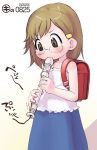  backpack bag glasses instrument kei_jiei randoseru recorder tears 