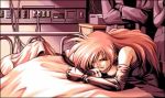  1girl bed death fermion game_cg hospital lowres pc98 