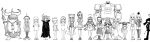  2003_server 2k-tan 6+girls 95-tan 98-tan everyone glasses lindows linux long_image me-tan mecha monochrome multiple_girls nt-tan os-tan os9 osx school_swimsuit school_uniform serafuku standing swimsuit thigh-highs wide_image xp-tan 