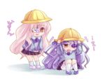  00s 2girls barasuishou flower_eyepatch hat kindergarten kindergarten_uniform kirakishou multiple_girls rozen_maiden school_hat 