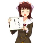  a1 amami_haruka crossover idolmaster one parody school_uniform serafuku translated 