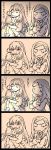  4koma :3 arika_yumemiya blush comic long_image monochrome my-otome natsuki_kruger shizuru_viola tall_image translated translation_request urayo 