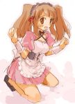  asahina_mikuru corset momiji_mao suzumiya_haruhi_no_yuuutsu twintails waitress 