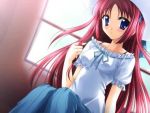  1girl da_capo da_capo_i game_cg nanao_naru redhead shirakawa_kotori solo 