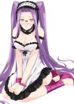  1girl breasts cleavage cosplay euryale euryale_(cosplay) fate/hollow_ataraxia fate/stay_night fate_(series) glasses long_hair mizuki_makoto rider solo stheno very_long_hair 