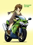  00s braid ground_vehicle komusou maria-sama_ga_miteru motor_vehicle motorcycle shimazu_yoshino twin_braids vehicle 