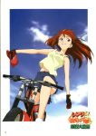 1girl absurdres bicycle gloves ground_vehicle highres neon_genesis_evangelion redhead riding solo souryuu_asuka_langley 