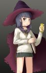  fourthcape hat misaki_takahiro school_uniform serafuku sweater witch witch_hat 