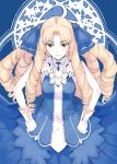  1girl blonde_hair brown_eyes fate/hollow_ataraxia fate/stay_night fate_(series) long_hair luviagelita_edelfelt papercrown ringlets solo 