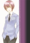  androgynous blazer crossdressinging fujioka_haruhi mizuki_makoto necktie ouran_high_school_host_club reverse_trap school_uniform smile solo 