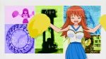  1girl animated animated_gif asahina_mikuru bounce bouncing_breasts breasts brown_hair cheerleader large_breasts lowres redhead solo suzumiya_haruhi_no_yuuutsu tears 