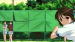 animated animated_gif brown_hair long_hair lowres racket suzumiya_haruhi suzumiya_haruhi_no_yuuutsu tennis tennis_racket twintails 