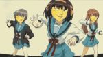  3girls animated animated_gif asahina_mikuru crossover everyone gun gundou_musashi hare_hare_yukai koizumi_itsuki kyon lowres multiple_girls nagato_yuki neta parody photoshop suzumiya_haruhi suzumiya_haruhi_no_yuuutsu weapon 