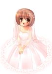  bride dress kashimashi osaragi_hazumu redhead wedding_dress yukizuki_chikuba 