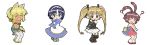  4girls :d ? ^_^ aiko aiko_(renkin_san-kyuu_magical_pokaan) animal_ears animated animated_gif apron ascot beltbra black_boots blonde_hair blue_dress blue_hair boots brown_hair chibi choker closed_eyes cross dancing dark_skin detached_sleeves dress everyone fang fingerless_gloves frilled_dress frills glasses gloves gothic gothic_lolita hairband heart juliet_sleeves leg_garter leotard liru lolita_fashion long_dress long_hair long_sleeves magikano maid maid_apron multiple_girls open_mouth pachira parody pointy_ears ponytail puffy_sleeves renkin_san-kyuu_magical_pokaan ribbon short_hair short_shorts shorts skirt smile studded_bracelet tail thigh-highs twintails uma very_long_hair wolf_ears wolf_tail yellow_eyes 