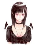  1girl black_hair es es_(cah60700) gothic original red_eyes solo vampire 