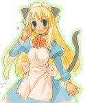  animal_ears cat_ears cat_tail maid momiji_mao original tail 