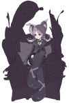  1girl brws chair dress gothic noctropolis original solo thigh-highs twintails 