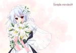  bride dress flower hayashi_sakura kotonomiya_yuki suigetsu wedding_dress 