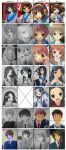  2boys 5girls asahina_mikuru asakura_ryouko chart comparison everyone itou_noiji koizumi_itsuki kyon mizuno_makoto_(artist) multiple_boys multiple_girls nagato_yuki suzumiya_haruhi suzumiya_haruhi_no_yuuutsu tsugano_gaku tsuruya 