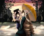  00s 2girls chiko_(artist) chiko_(kanhogo) heterochromia multiple_girls rain rozen_maiden siblings sisters souseiseki suiseiseki twins umbrella 